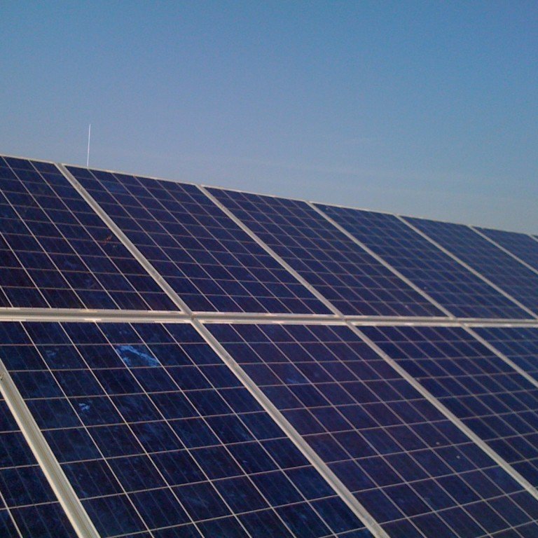 Sólarsellur hjá TALUM álframleiðslu verksmiðjunni í Ptuj