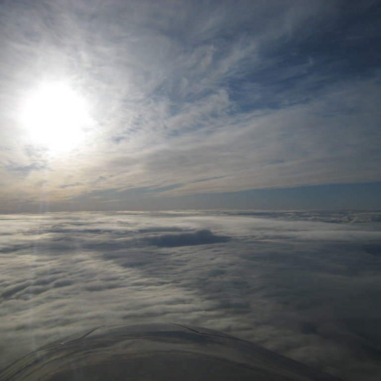 Veðrið var gott á leiðinni tilbaka frá Egilsstöðum og útsýni fallegt yfir landinu