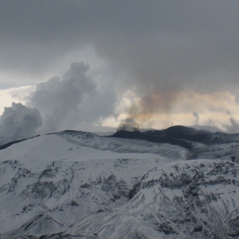 The photo of the volcanic eruption in Eyjafjallajokull Iceland, was taken by Sigurdur Steinn Matthiasson, flight instructor at Keilir on 22 March 2010