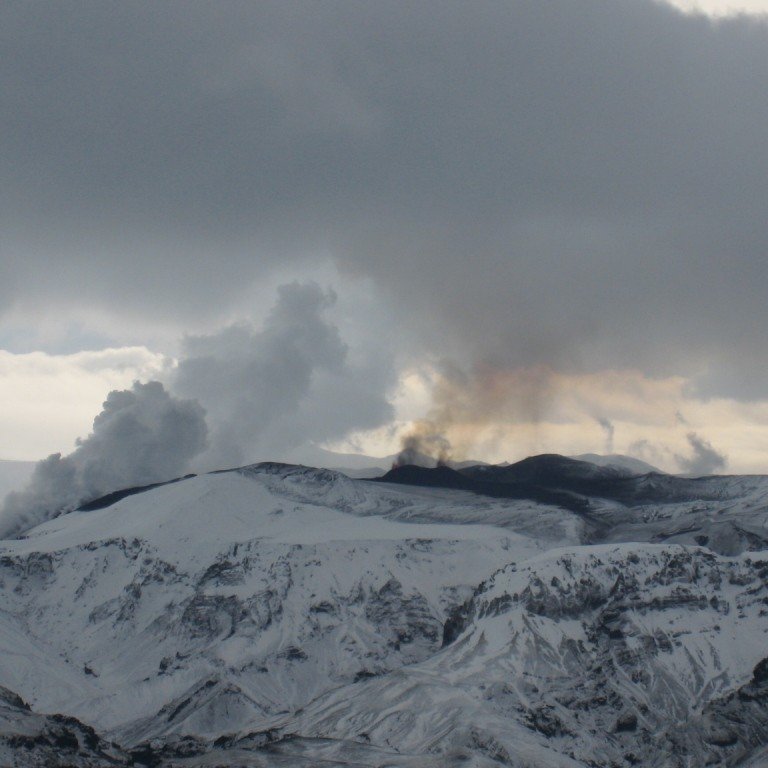The photo of the volcanic eruption in Eyjafjallajokull Iceland, was taken by Sigurdur Steinn Matthiasson, flight instructor at Keilir on 22 March 2010