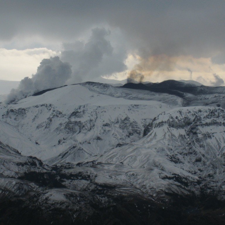 The photo of the volcanic eruption in Eyjafjallajokull Iceland, was taken by Sigurdur Steinn Matthiasson, flight instructor at Keilir on 22 March 2010