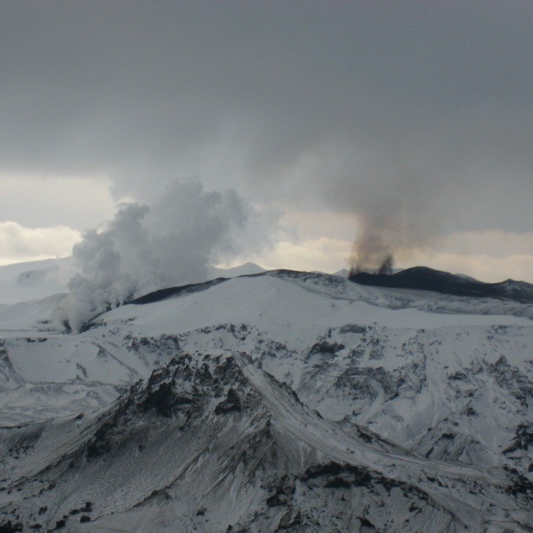 The photo of the volcanic eruption in Eyjafjallajokull Iceland, was taken by Sigurdur Steinn Matthiasson, flight instructor at Keilir on 22 March 2010