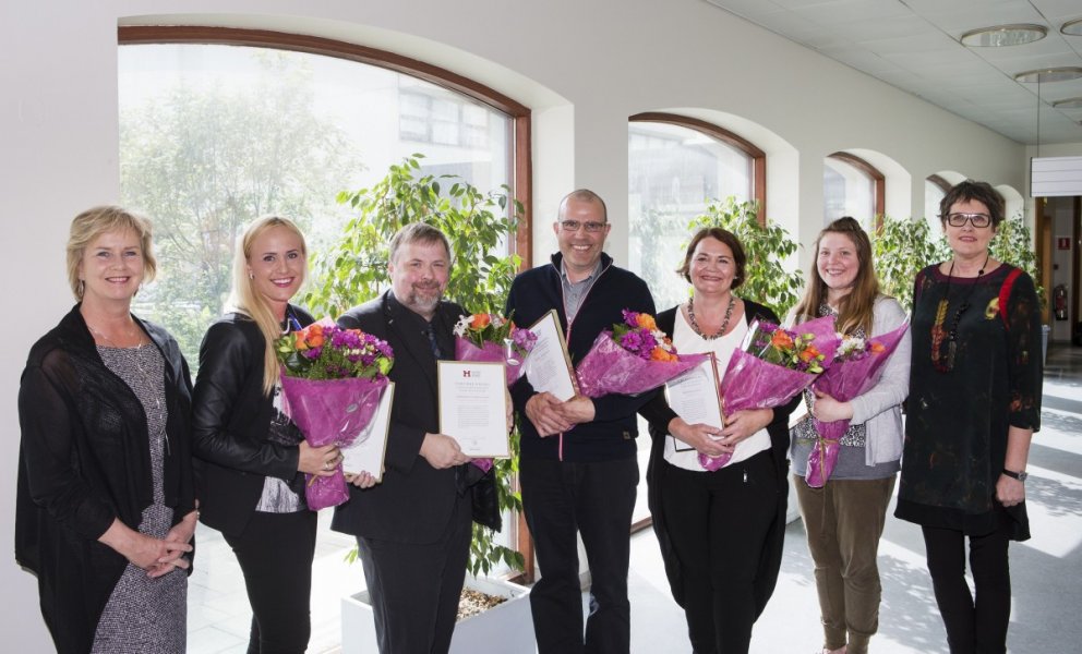 Hrafnhildur Jóhannesdóttir, kennari á Háskólabrú Keilis, hlaut viðurkenningu árið 2014