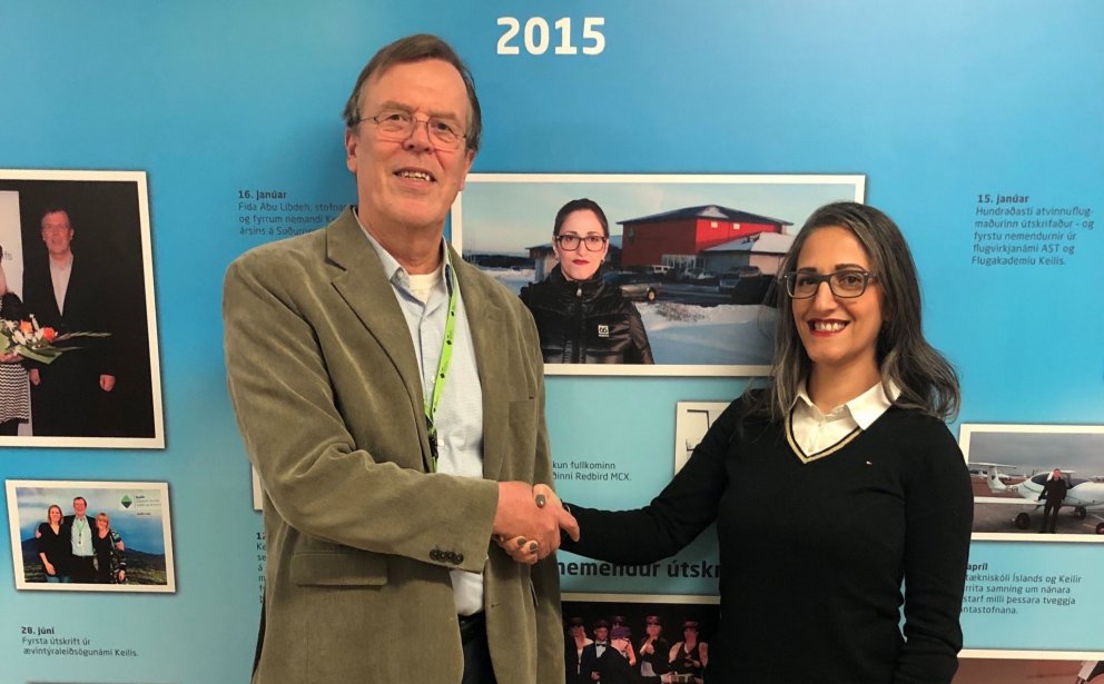 Hjálmar Árnason og Fida Abu Libdeh