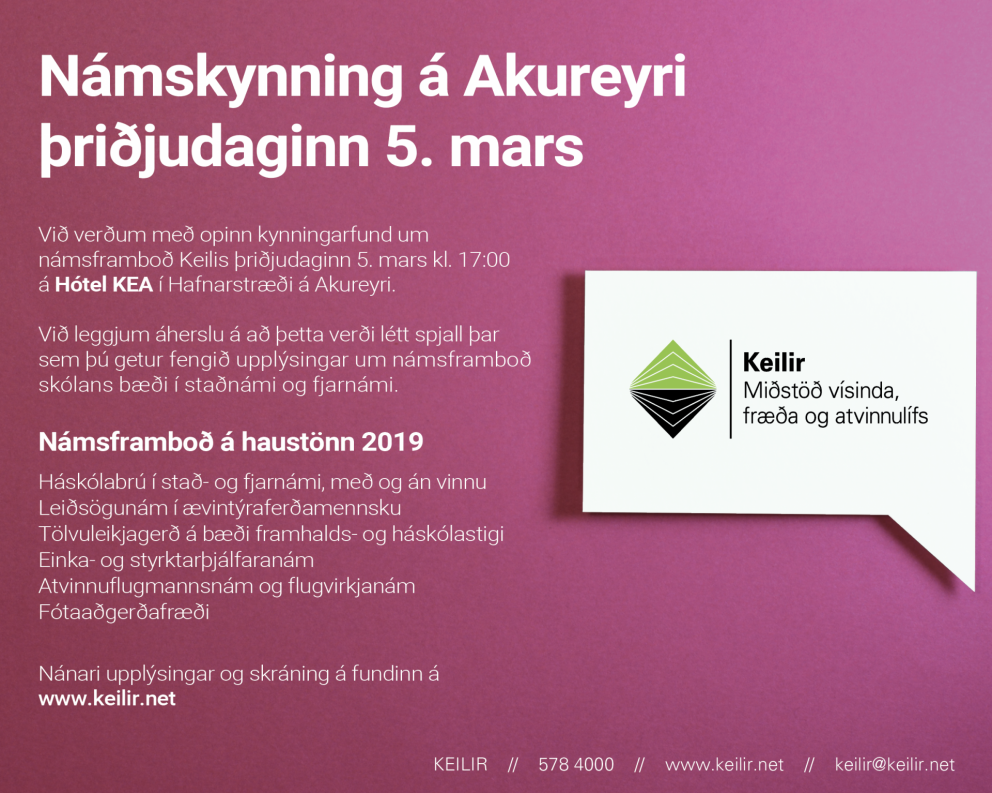 Námskynning á Akureyri