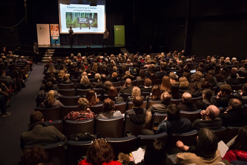 Frá ráðstefnu um vendinám á vegum FLIP verkefnisins vorið 2015