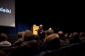 Myndir frá fyrirlestri um loftslagsbreytingar