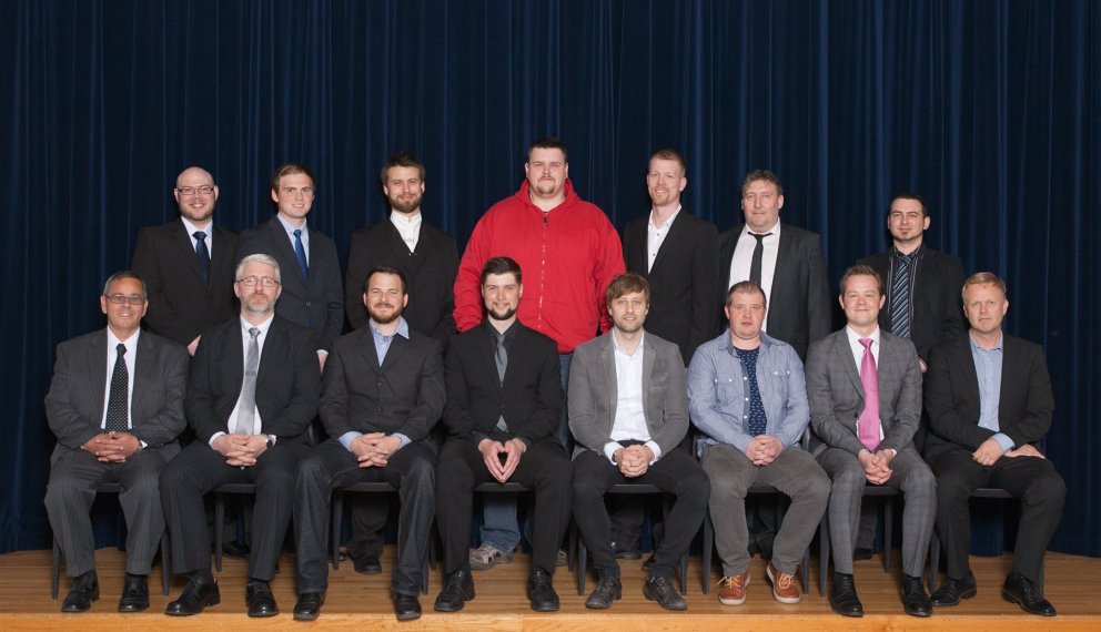 Útskriftarhópur tæknifræðinemenda HÍ og Keilis