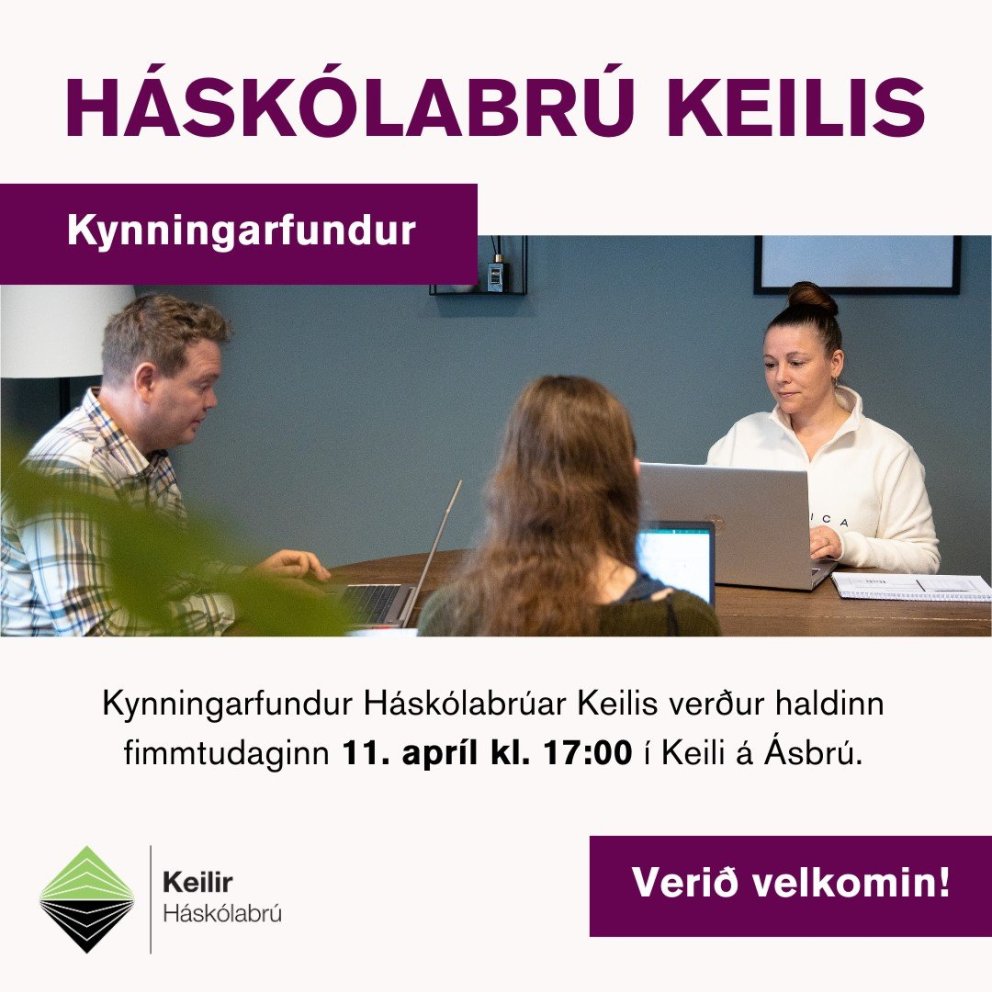 Kynningarfundur á námsframboði Keilis 11.apríl