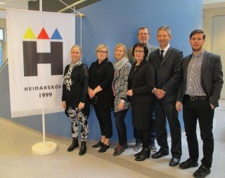 Fulltrúar Heiðarskóla, Keilis og Reykjanesbæjar