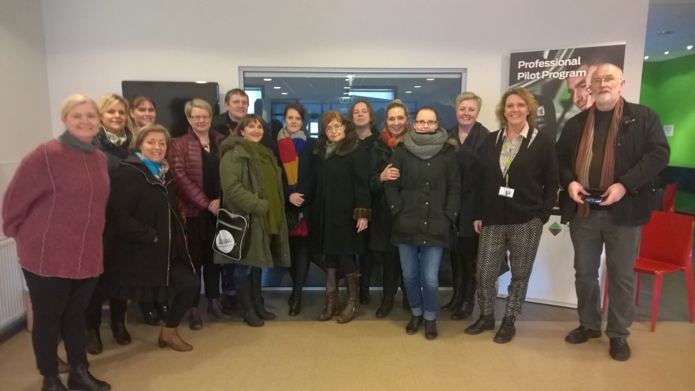 Skemmtileg heimsókn frá starfsfólki Hringsjár