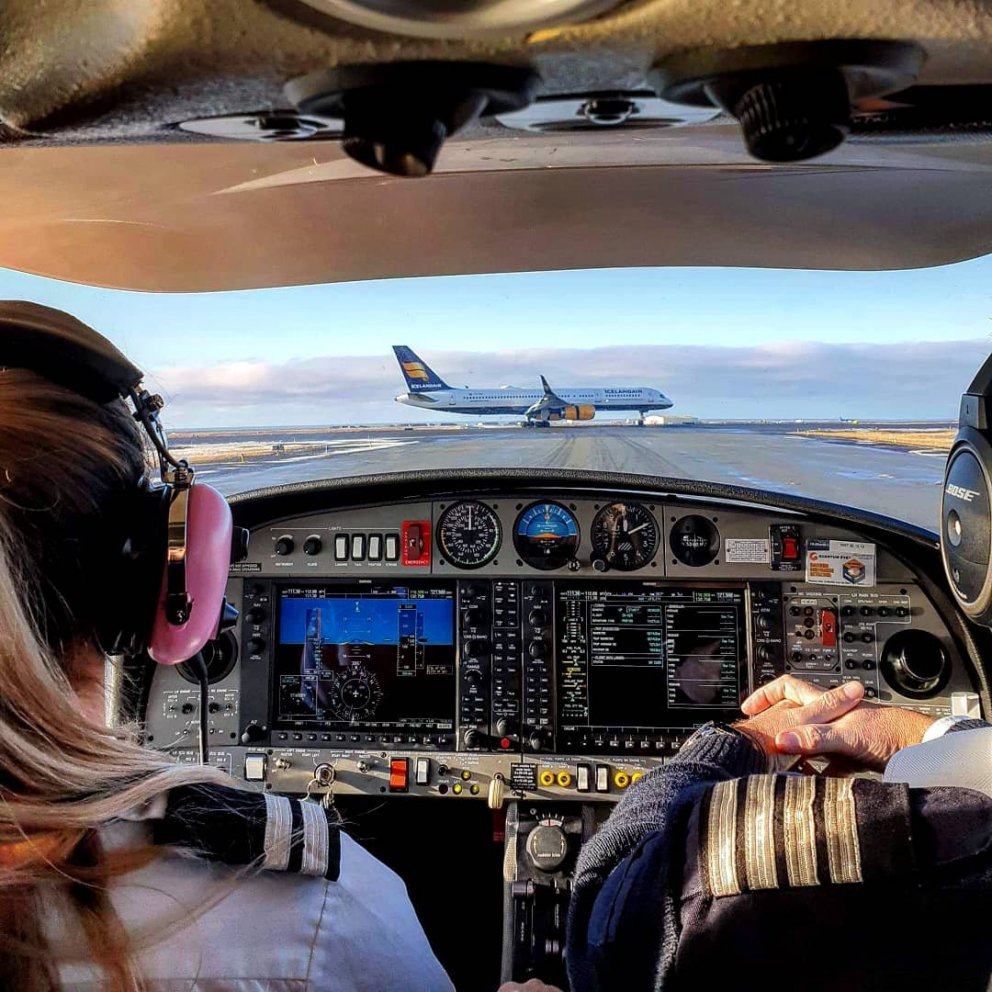 Fjölbreytt flugnám í einum öflugasta flugskóla á Norðurlöndunum