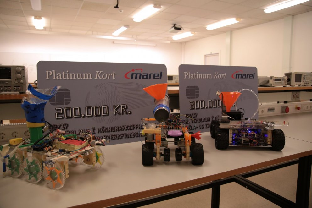 Lið úr tæknifræðináminu vinna til verðlauna