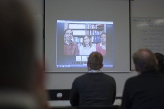 Presentation from Humboldt students at the webinar