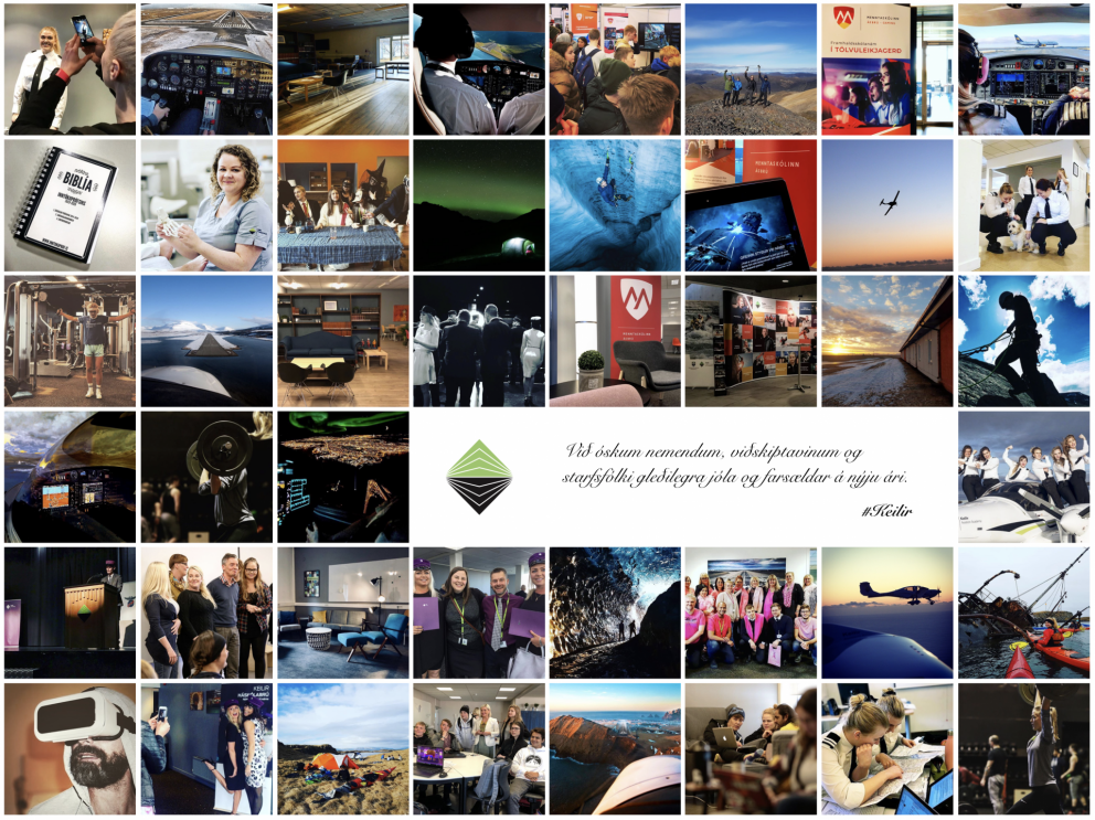 Jólakveðja frá Keili