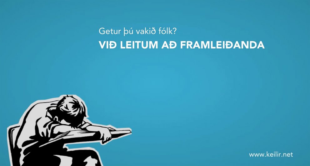 Við leitum að framleiðanda