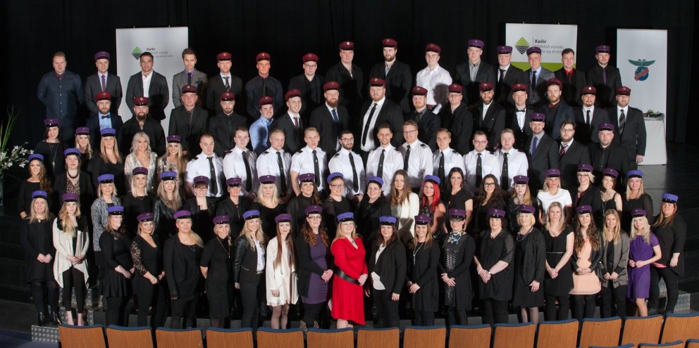 Útskriftarhópur Keilis janúar 2016