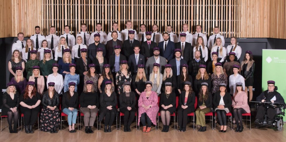 Frá útskrift Keilis í janúar 2020