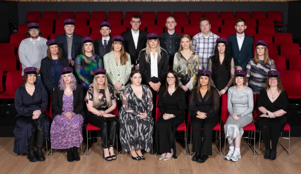 Útskriftarhópur Keilis janúar 2024. 
Ljósmyndari Oddgeir Karlsson.