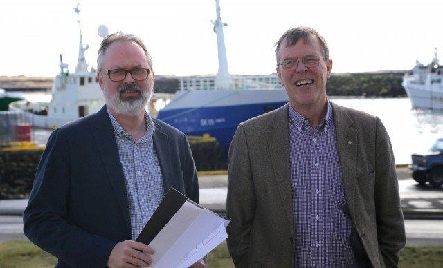 Ólafur Jón Arnbjörnsson og Hjálmar Árnason