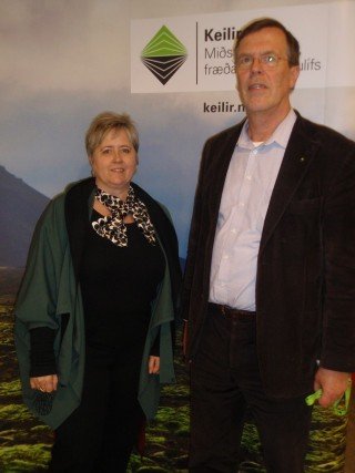 Belinda Theriault og Hjálmar Árnason