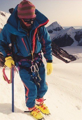 Ross Cloutier on a 1991 Everest expedition