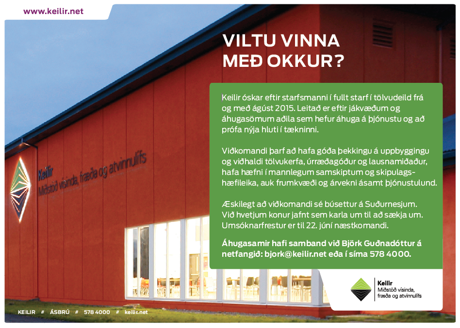 Starfsmaður í tölvudeild