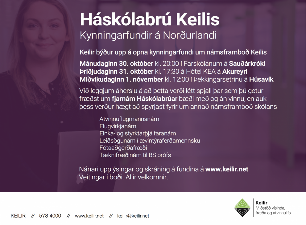 Námskynningar Keilis á Norðurlandi