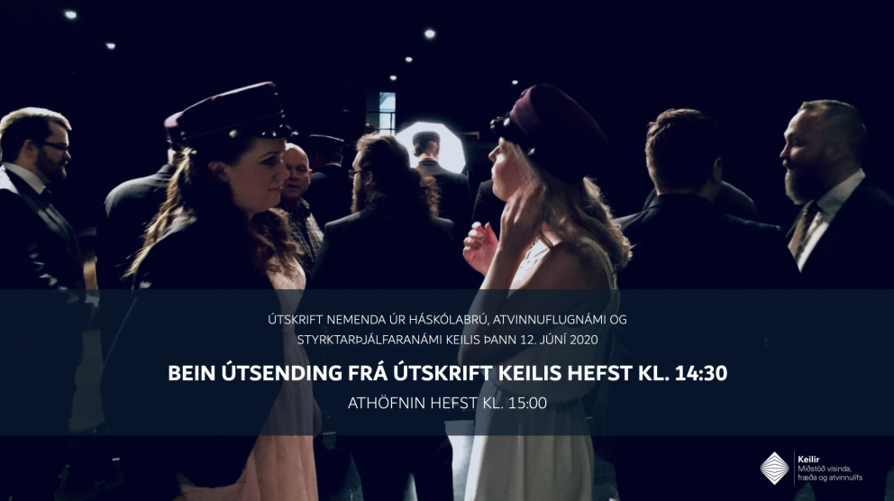 Útskrift úr deildum Keilis í júní 2020