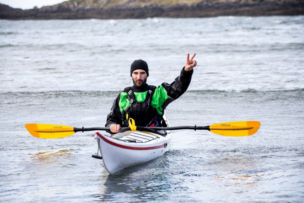 Gabriel enjoying his time in Iceland