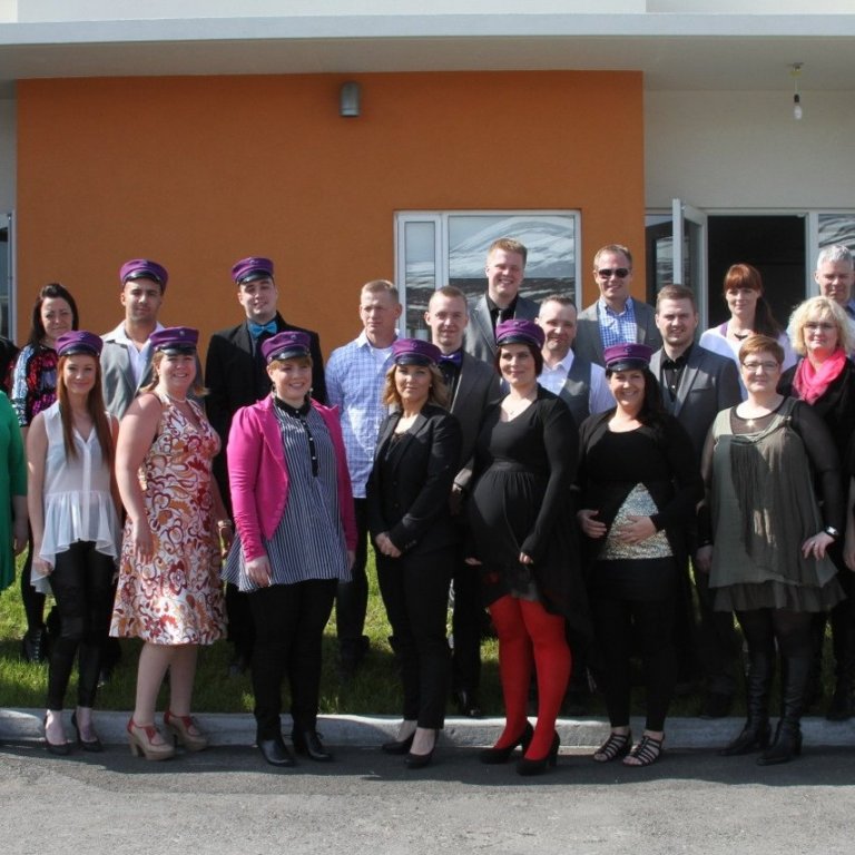 Frá útskrift Háskólabrúar á Akureyri árið 2013