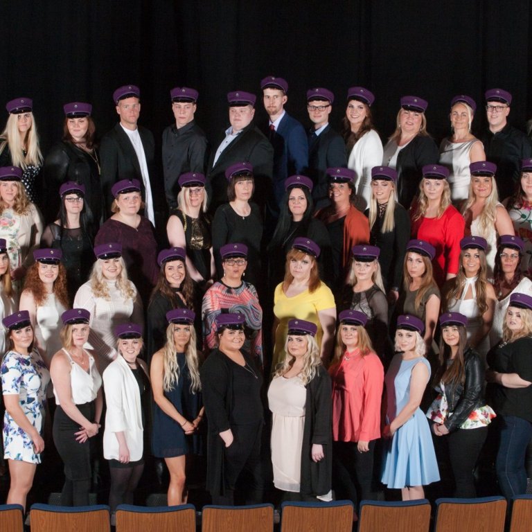 Frá útskrift Háskólabrúar í júní 2016