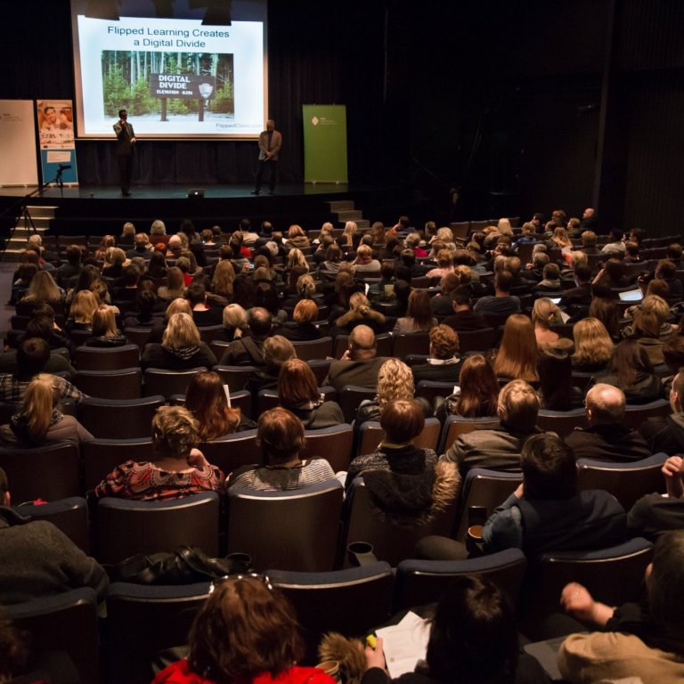 Frá ráðstefnu um vendinám á vegum FLIP verkefnisins vorið 2015
