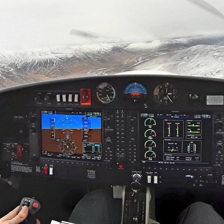 Kynning á atvinnuflugnámi á Sauðárkróki