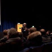 Myndir frá fyrirlestri um loftslagsbreytingar