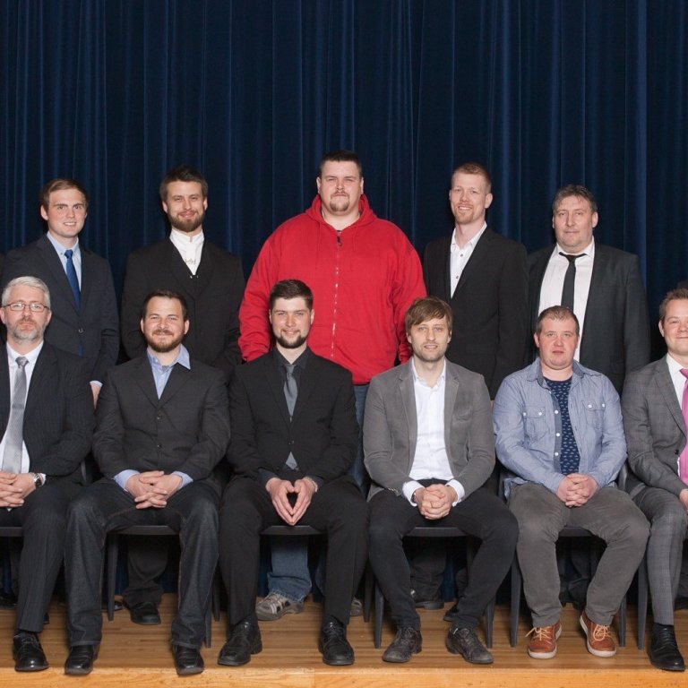 Útskriftarhópur tæknifræðinemenda HÍ og Keilis