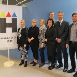 Fulltrúar Heiðarskóla, Keilis og Reykjanesbæjar