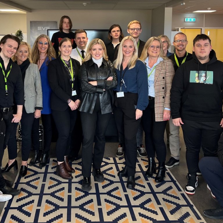 Heimsókn frá háskóla-, iðnaðar-, og nýsköpunarráðherra