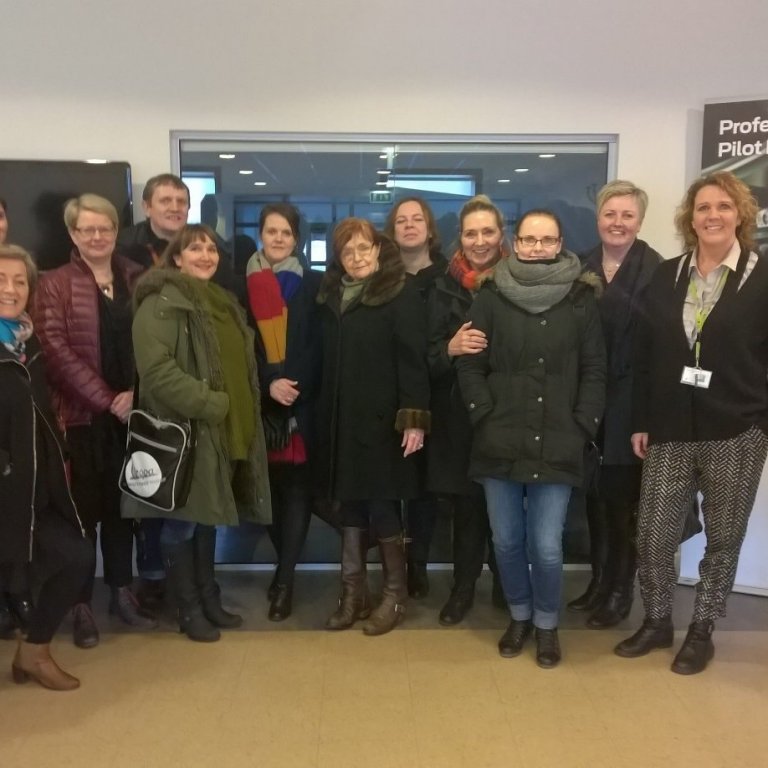 Skemmtileg heimsókn frá starfsfólki Hringsjár