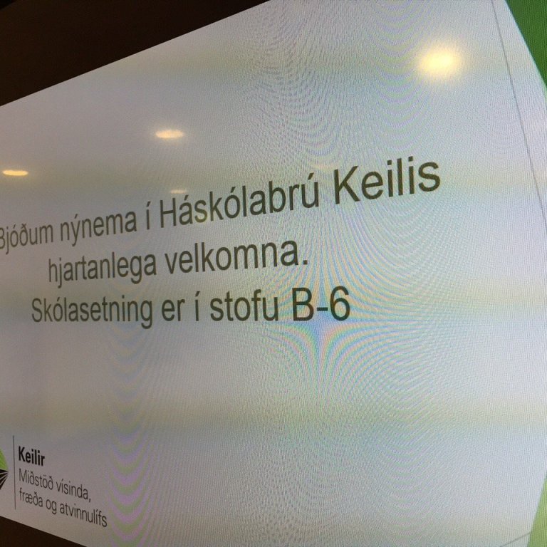 Skólasetning Háskólabrúar með vinnu