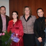 F.v. Hjörleifur, Hjördís Unnur, Soffía, Anna Lóa og Guðjónína