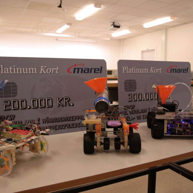 Lið úr tæknifræðináminu vinna til verðlauna
