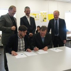 Frá undirritun samnings Keilis og Heiðarskóla
