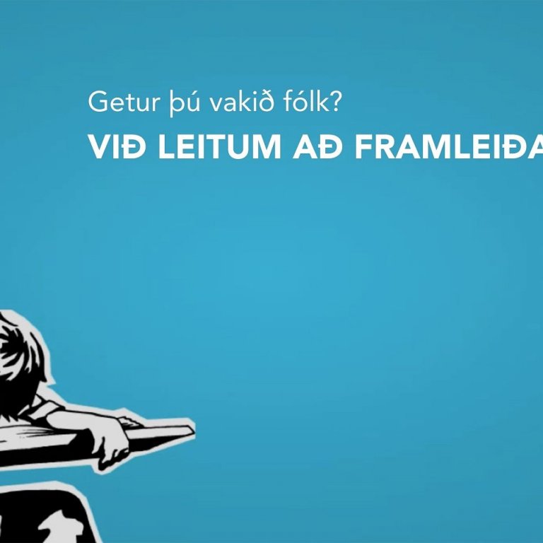 Við leitum að framleiðanda