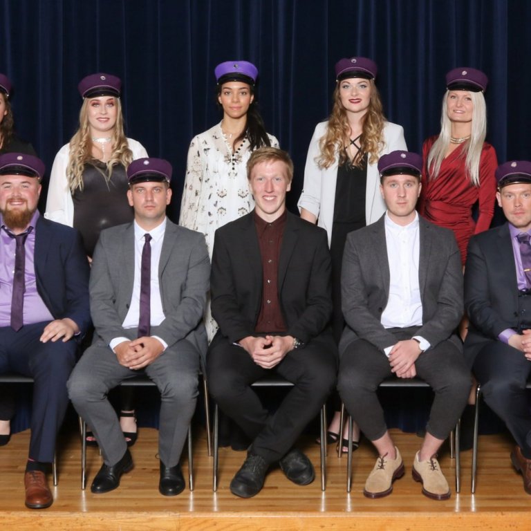 Frá útskriftinni 18. ágúst