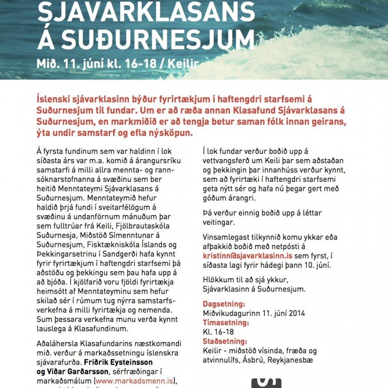 Klasafundur Sjávarklasans á Suðurnesjum