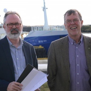 Ólafur Jón Arnbjörnsson og Hjálmar Árnason