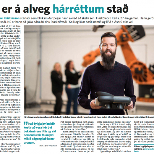 Ég er á alveg hárréttum stað