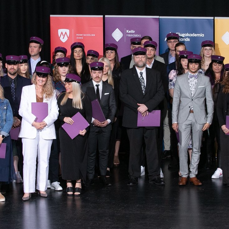 Þétt setin útskriftarathöfn Keilis í Hljómahöll