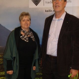 Belinda Theriault og Hjálmar Árnason